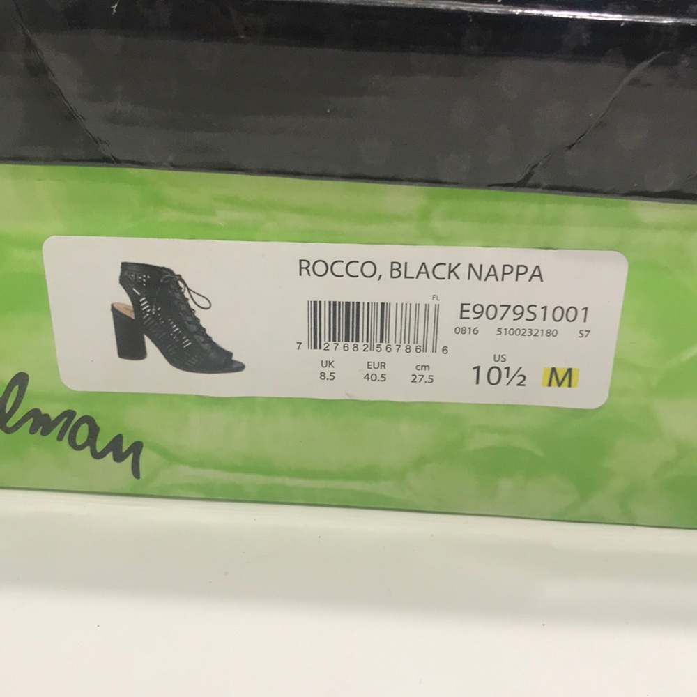 Sam Edelman Rocco Black Nappa Bootie - Picture 4 of 5